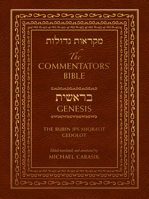 Cover image for The Commentators' Bible